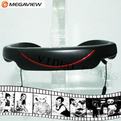 Portable Electronic Virtual Display Video Glasses with 35 Degree Viewing angle