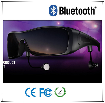 Modern Wireless Colorful Lens Bluetooth Headset Glasses With Strong TR90 Frame