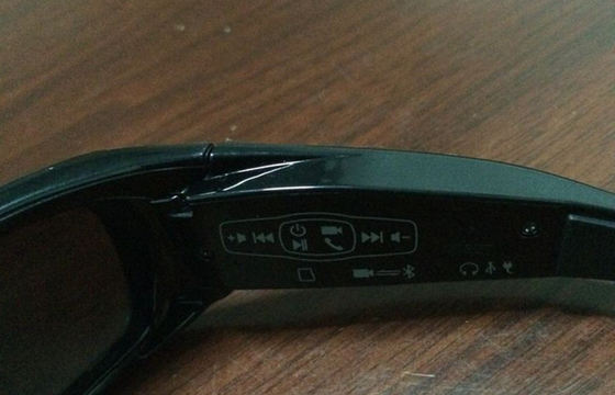 Wearable Remote Control CMOS DVR Glasses / 720p HD Camera Eyewear